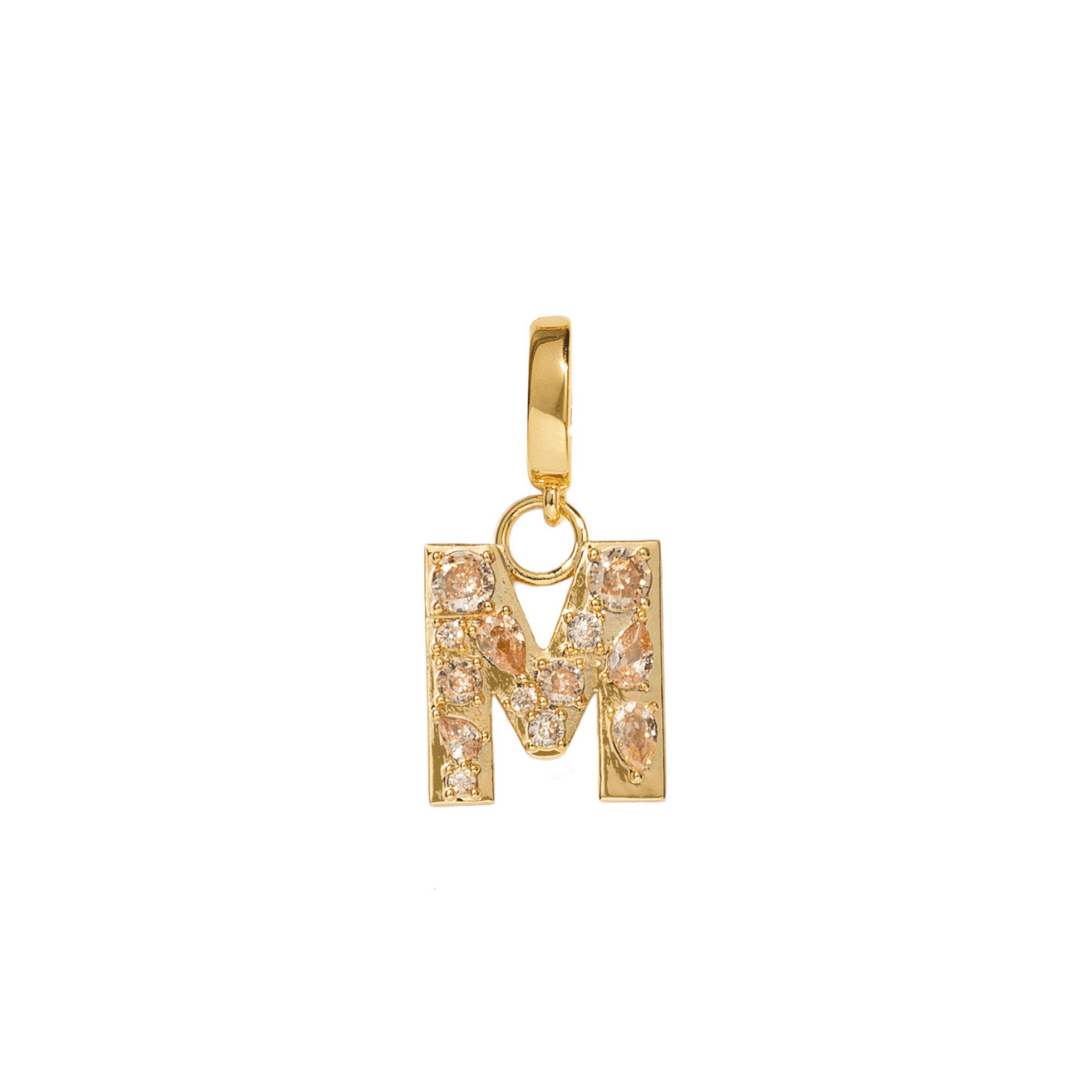 INITIAL CHARM - DIJES - Malandra Jewelry - EYHD122.M