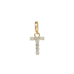 INITIAL CHARM - DIJES - Malandra Jewelry - EYHD122.T