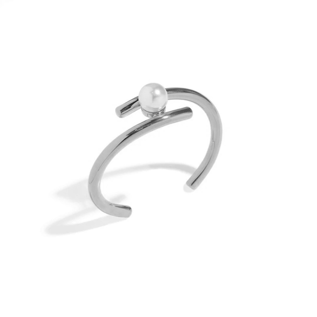 LA MAR SILVER CUFF - PULSERAS - Malandra Jewelry - EVFP9.P - BAT0216G