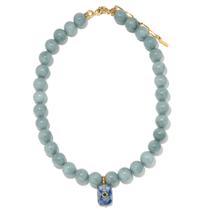 LAGOON SODALITE GAIA NECKLACE - COLLARES - Malandra Jewelry - TC2503