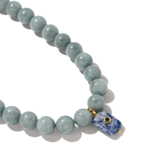 LAGOON SODALITE GAIA NECKLACE - COLLARES - Malandra Jewelry - TC2503
