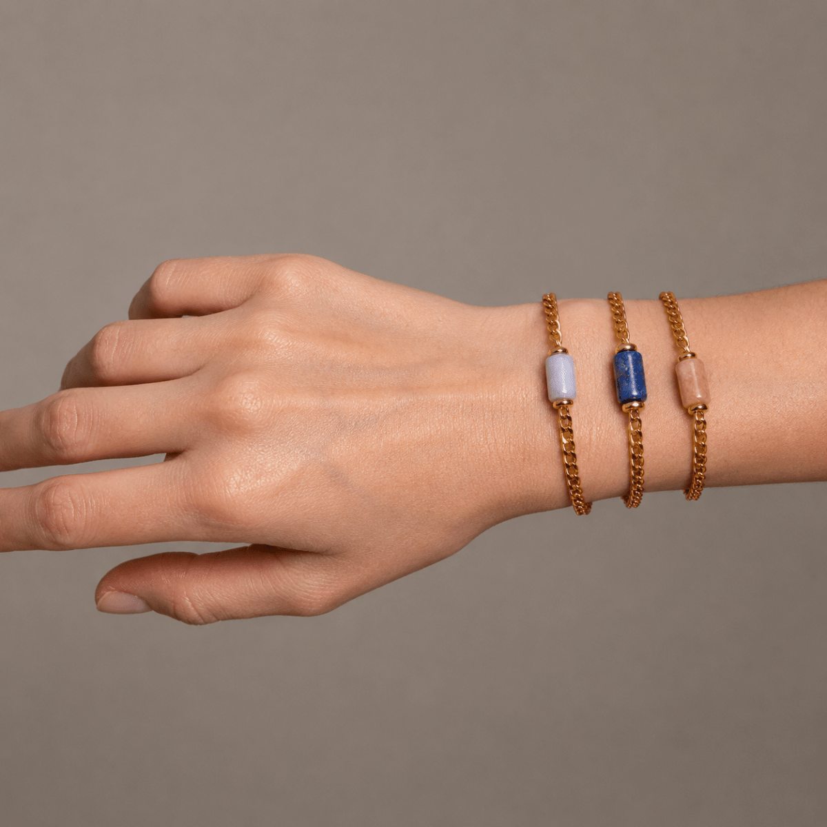 LAPISLAZULI AURA BRACELET - PULSERAS - Malandra Jewelry - TP1614