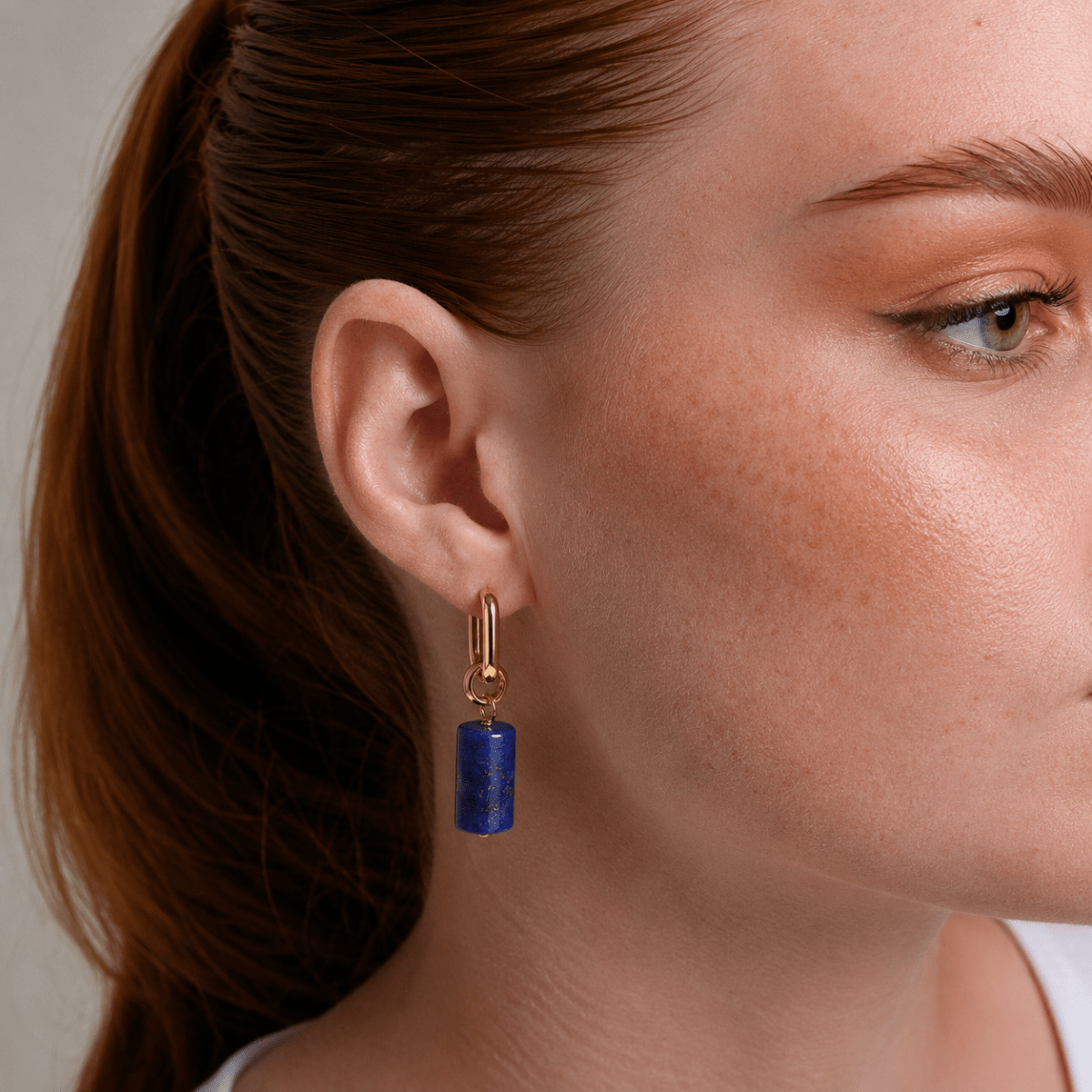 LAPISLAZULI AURA EARRINGS - ARETES - Malandra Jewelry - TA1624