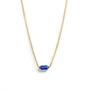 LAPISLAZULI AURA NECKLACE - COLLARES - Malandra Jewelry - TC1181