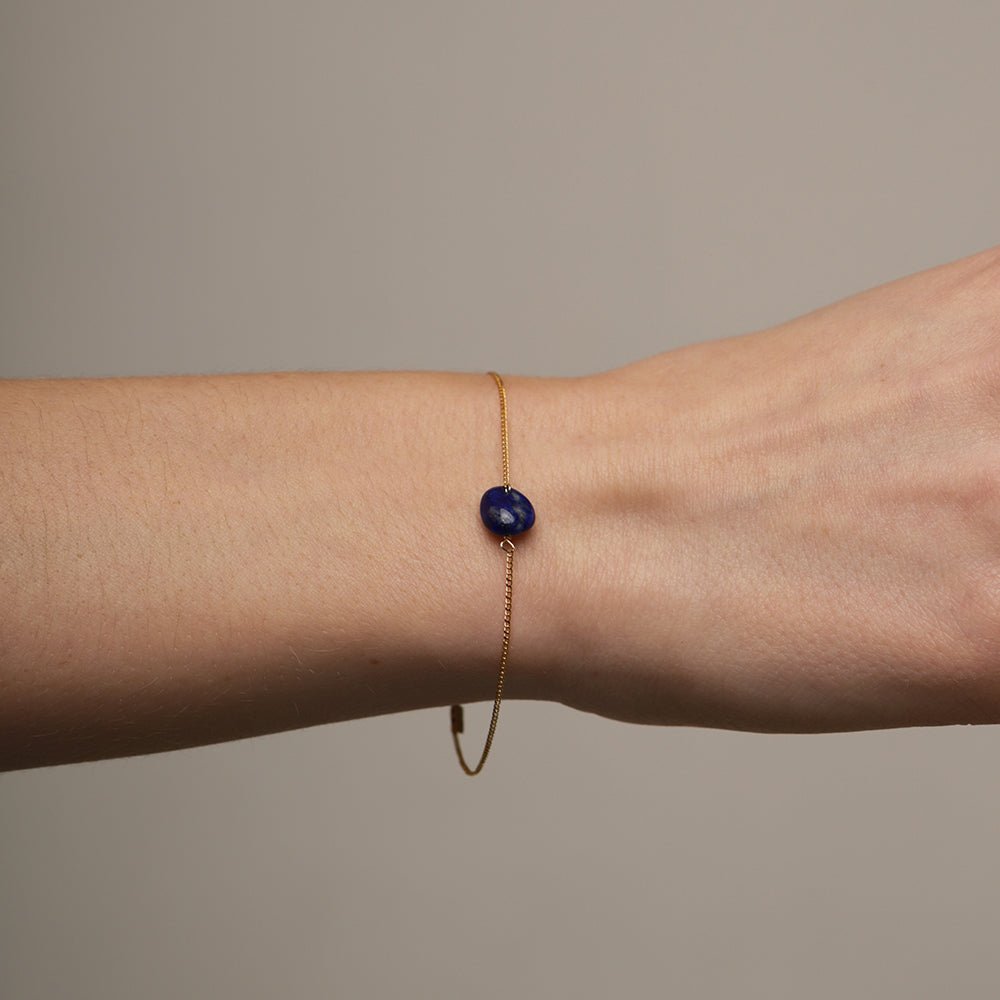 LAPISLAZULI GRATITUD BRACELET - PULSERAS - Malandra Jewelry - TP1651
