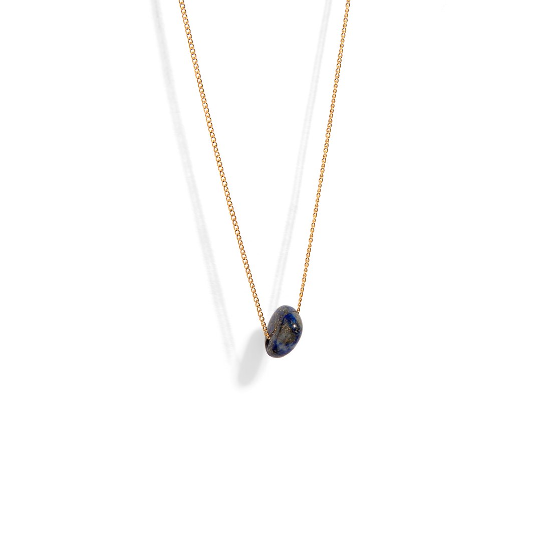 LAPISLAZULI GRATITUD NECKLACE - COLLARES - Malandra Jewelry - TC1640