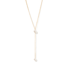 LARIAT PEARL DOTS NECKLACE - COLLARES - Malandra Jewelry - TC2084