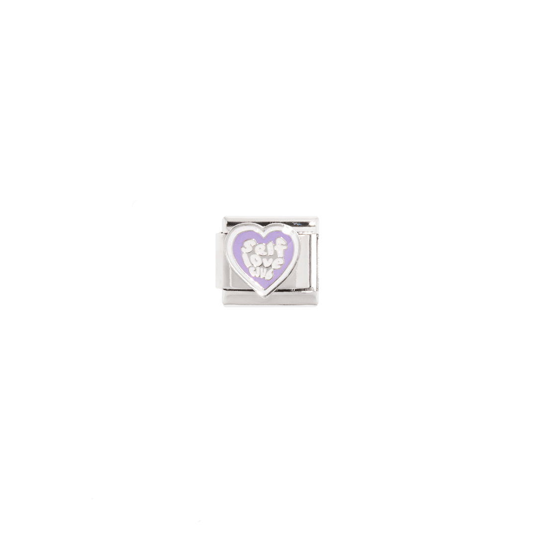 LILAC HEART CHARM - DIJES - Malandra Jewelry - AD1497 - J51972