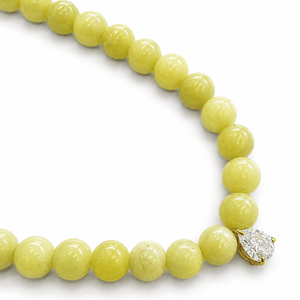 LIMESTONE AVENTURINE GAIA NECKLACE - COLLARES - Malandra Jewelry - TC2536