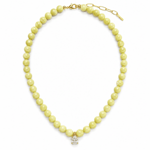 LIMESTONE AVENTURINE GAIA NECKLACE - COLLARES - Malandra Jewelry - TC2536