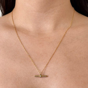 LINEA BAR GLOW NECKLACE - COLLARES - Malandra Jewelry - EUWC470-JDN0312268