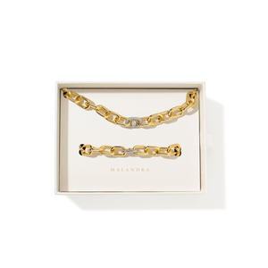 LINKS ESSENCE BRIGHT GIFT SET - SETS DE REGALO - Malandra Jewelry - SET152-ICC560 / ICP561