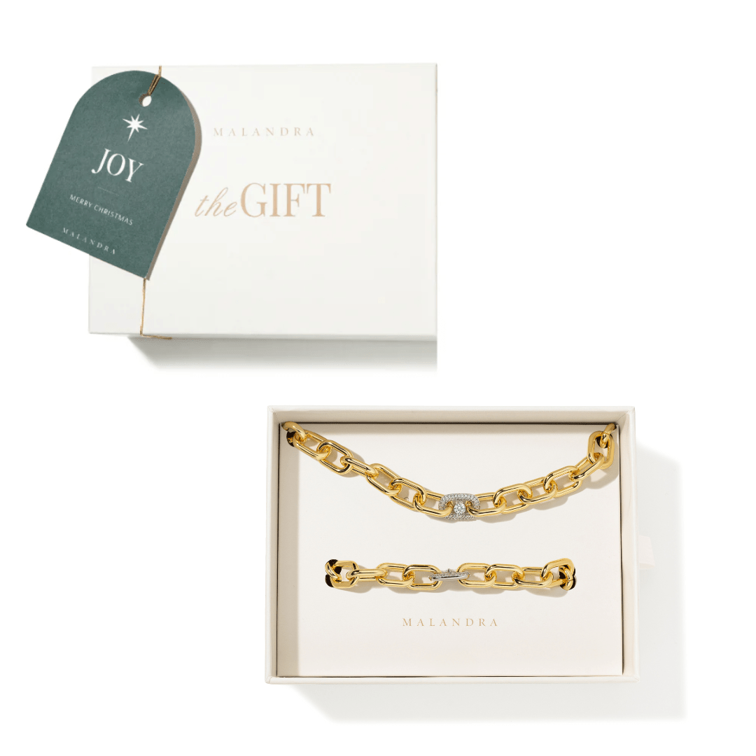 LINKS ESSENCE BRIGHT GIFT SET - SETS DE REGALO - Malandra Jewelry - SET152-ICC560 / ICP561