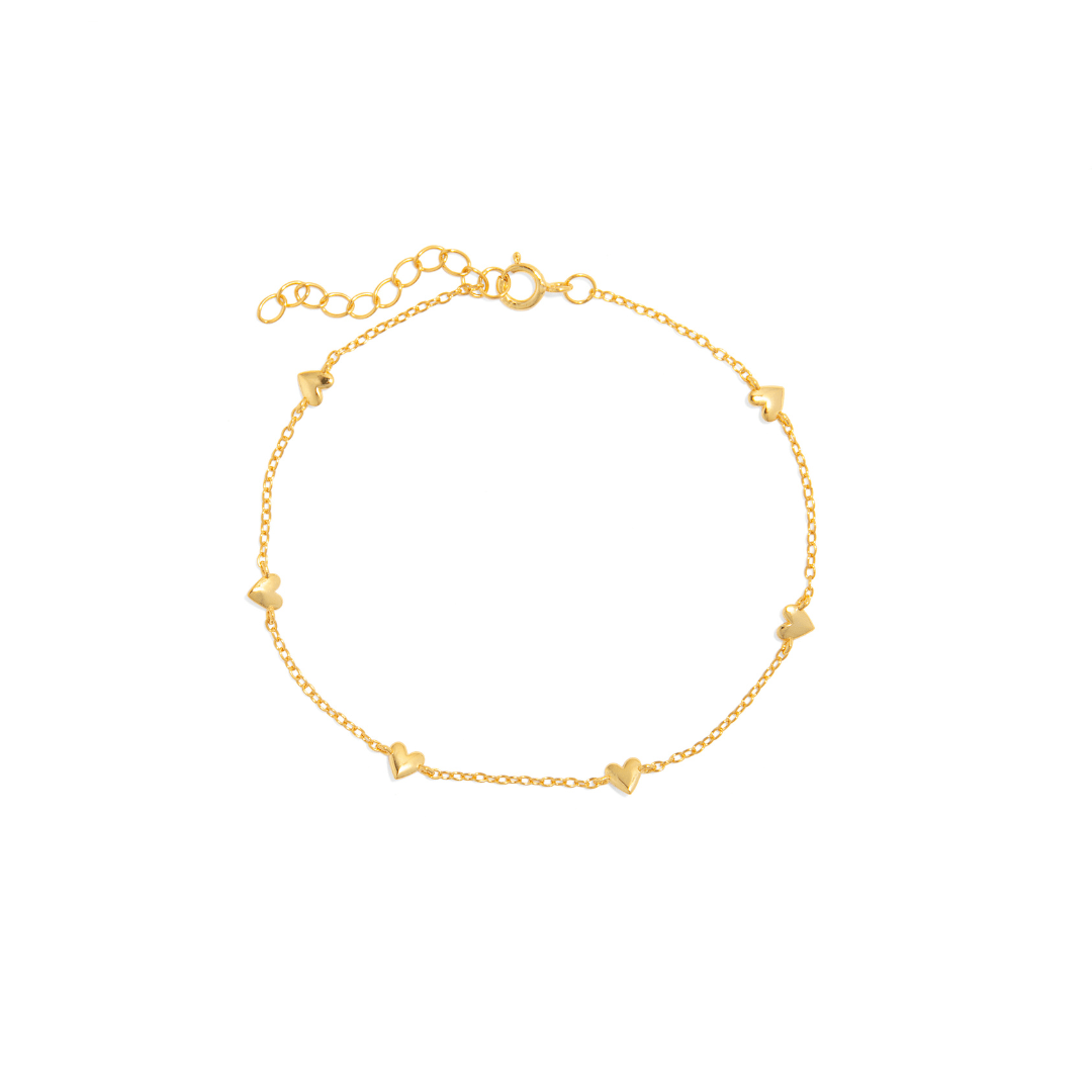LOVELY HEARTS BRACELET - PULSERAS - Malandra Jewelry - ERP117 - 60602201344C