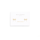 LOVELY PEARL BOW EARRINGS - ARETES - Malandra Jewelry - ZWA3 - QX02784Y