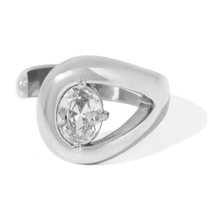 LUCENT SILVER HALO RING - ANILLOS - Malandra Jewelry - EUWR554.P-JDR0101321-S