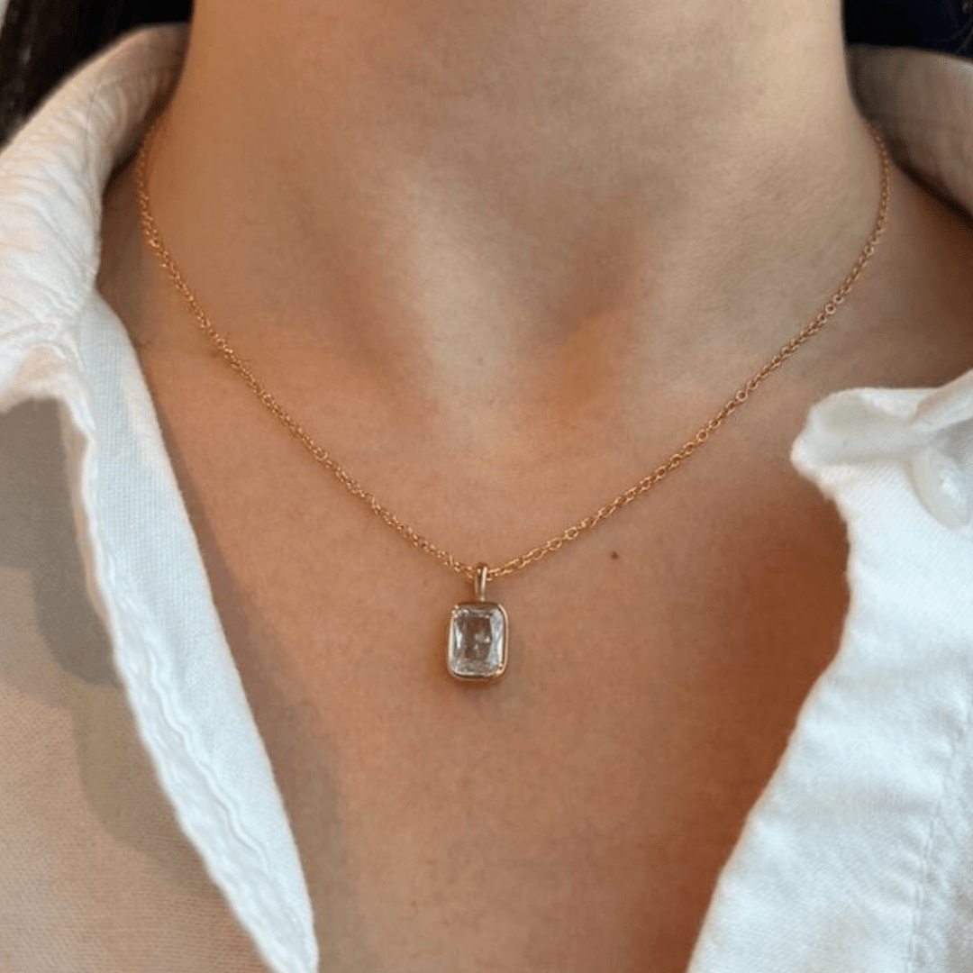 LUMEN CRYSTAL NECKLACE - COLLARES - Malandra Jewelry - EUWC286-JDN0308021