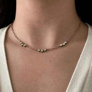 LUMEN ORBIT NECKLACE - COLLARES - Malandra Jewelry - EUWC369-JDN0307038