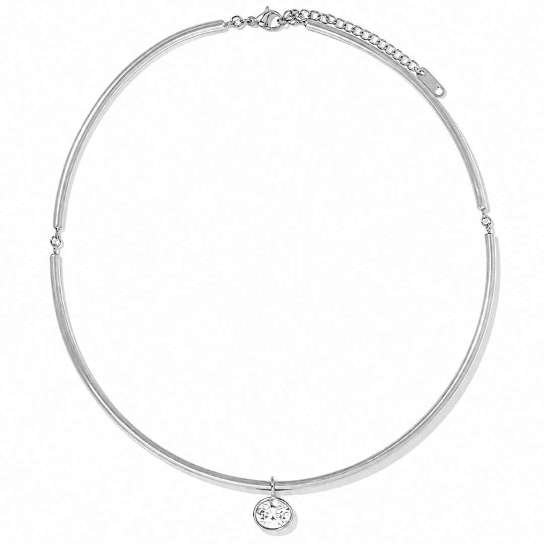 LUMINA OVAL SILVER CHOKER