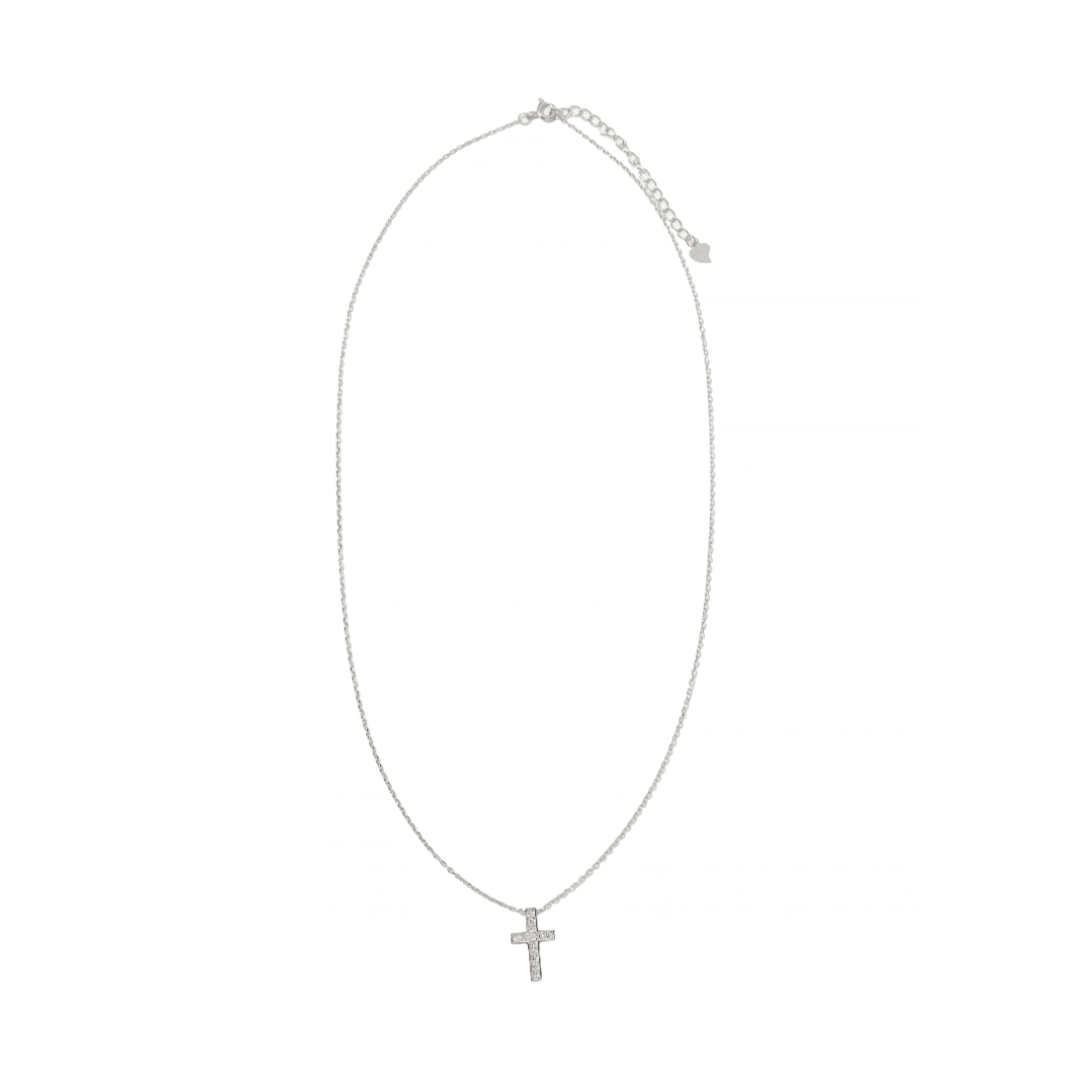 LUMINOUS CROSS SPARK NECKLACE - COLLARES - Malandra Jewelry - FBC501-1ECL0057-1RP-2