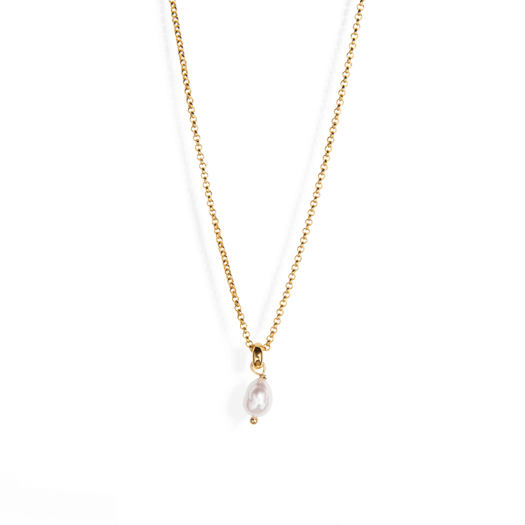 LUMINOUS PEARL NECKLACE - COLLARES - Malandra Jewelry - TC1985