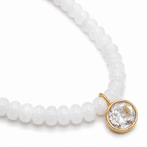 LUNAR AGATE GAIA NECKLACE - COLLARES - Malandra Jewelry - TC2532