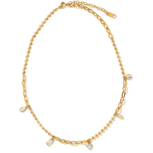 LUSTER DROPS NECKLACE - COLLARES - Malandra Jewelry - EUWC525-JDN0301331