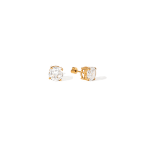 LUX BOLD ZIRCONIA EARRINGS - ARETES - Malandra Jewelry - EUWA397-JDE0308029-5