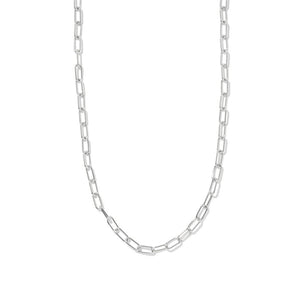 LUX CHAIN SILVER NECKLACE - COLLARES - Malandra Jewelry - EYHC178.P