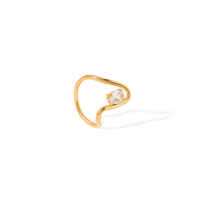 LUX CURVE ZIRCONIA RING - ANILLOS - Malandra Jewelry - EUWR437.7-JDR0305034-7