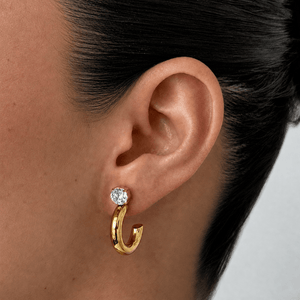LUX ZIRCONIA EARRINGS - ARETES - Malandra Jewelry - EUWA431-JDE0112212