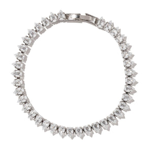 LUXE MARQUISE TENNIS BRACELET - PULSERAS - Malandra Jewelry - EZAP61.P
