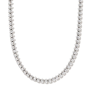 LUXE MARQUISE TENNIS NECKLACE - COLLARES - Malandra Jewelry - EZAC62.P