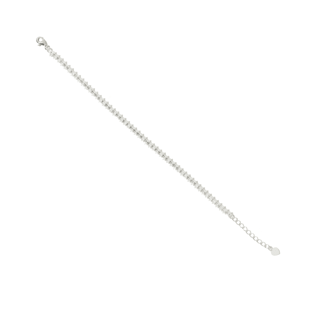 LUXE MILANO TENNIS BRACELET - PULSERAS - Malandra Jewelry - FBP483-1EPU0080-PP