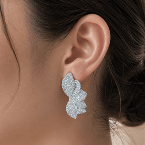LUXE PETAL CASCADE EARRINGS - ARETES - Malandra Jewelry - EZAA69.P