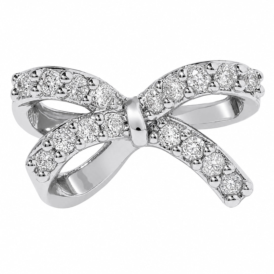 MAJESTIC BOW SILVER PIERCING - ARETES - Malandra Jewelry - ZTA28.P-EGD1572