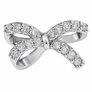 MAJESTIC BOW SILVER PIERCING - ARETES - Malandra Jewelry - ZTA28.P-EGD1572