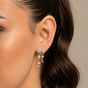 MAJESTIC CASCADE EARRINGS - ARETES - Malandra Jewelry - EUWA473-JDE0201322