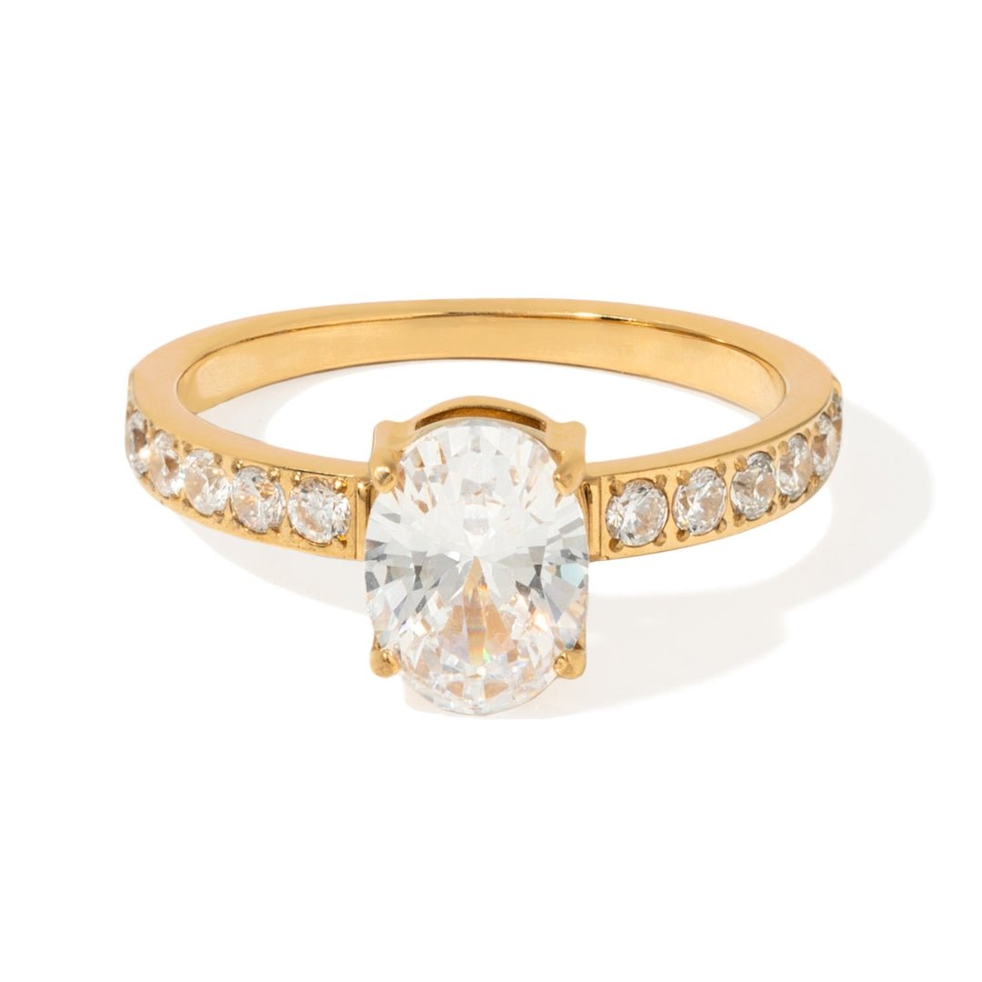 MAJESTIC EMERALD RING - ANILLOS - Malandra Jewelry - EUWR538.6-JDR0307009-6