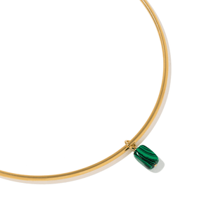 Malachite Gaia Choker - COLLARES - Malandra Jewelry - TC2565