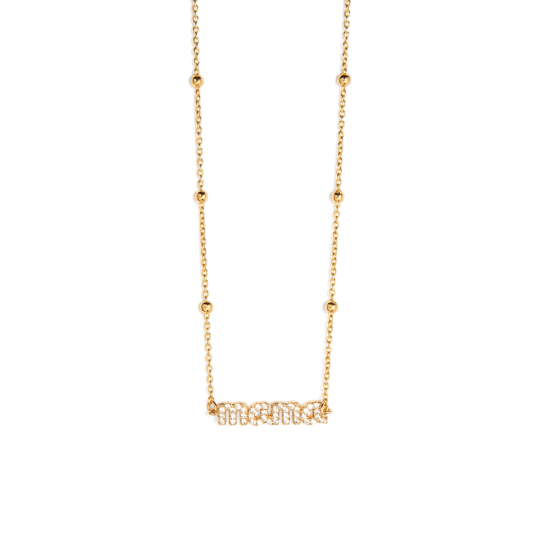 MAMA LUXE GOLDEN NECKLACE - COLLARES - Malandra Jewelry - TC1947