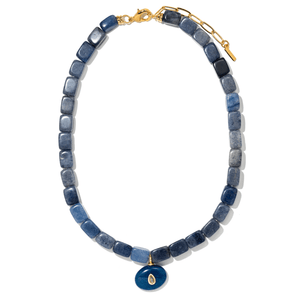 MIDNIGHT AVENTURINE GAIA NECKLACE - COLLARES - Malandra Jewelry - TC2504