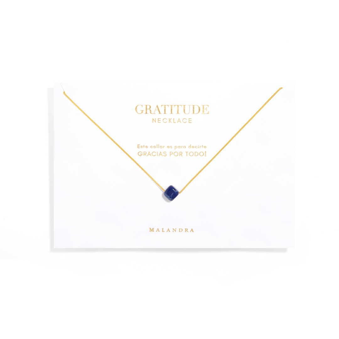 MIDNIGHT GLOW GRATITUDE NECKLACE - COLLARES - Malandra Jewelry - TC1984