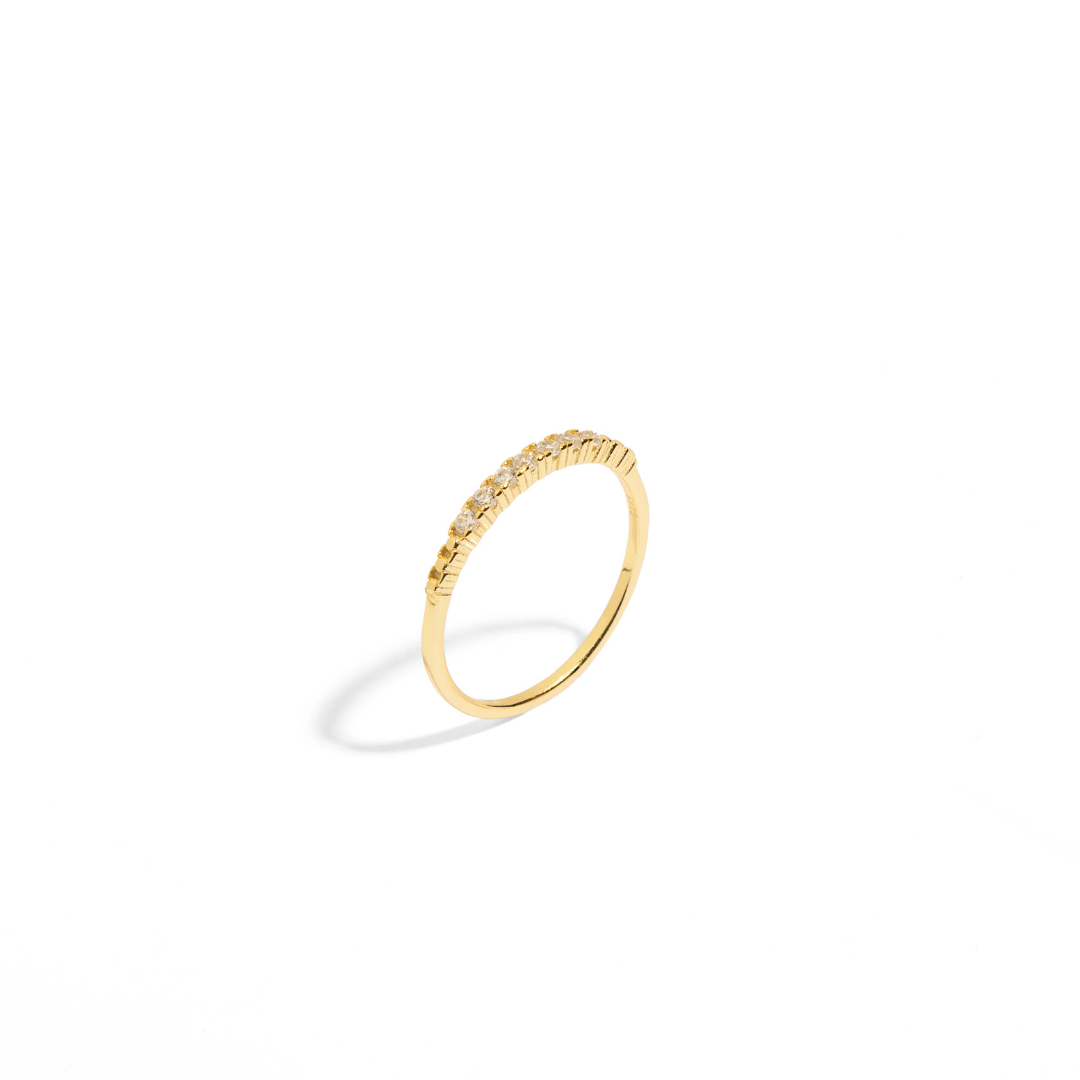 MILANO GOLDEN GLEAM RING - ANILLOS - Malandra Jewelry - ERR141.5 - 60106278074C - 5