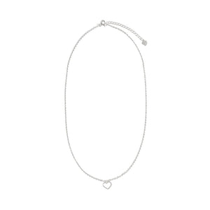 MILANO HEART OUTLINE NECKLACE - COLLARES - Malandra Jewelry - FBC525-1EJG0003-1PP-4