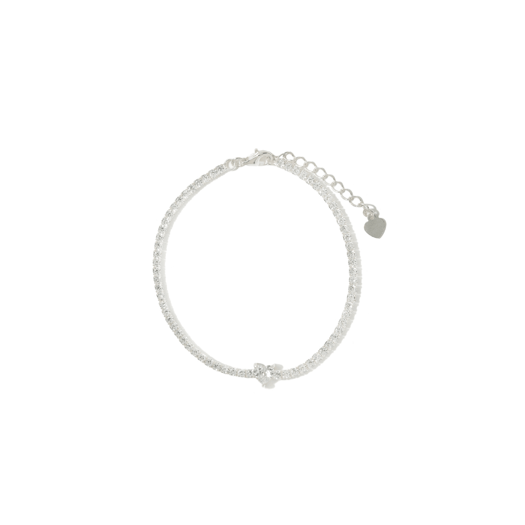 MILANO HEART TENNIS BRACELET - PULSERAS - Malandra Jewelry - FBP477-1EPU0058-PP