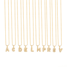 MINI BALLON GOLD INITIAL NECKLACE - COLLARES - Malandra Jewelry - AC1527.V - J99087