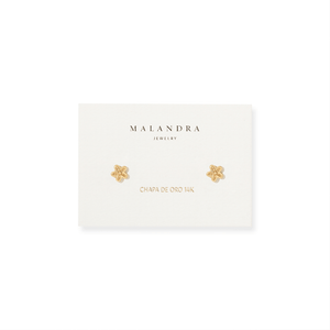 MINI BLOOM STUDS - ARETES - Malandra Jewelry - VCA271-4041
