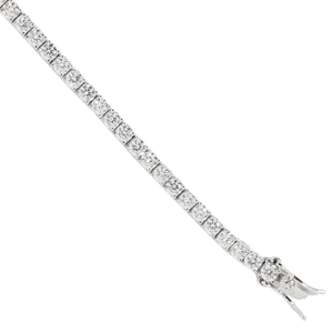 MOISSANITE SILVER TENNIS BRACELET - PULSERAS - Malandra Jewelry - LRP3.P-SMOB01-P-3-6.5