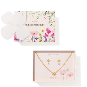MOM’S CHOICE ORCHID GIFT SET - SETS DE REGALO - Malandra Jewelry - SET217-ICA564/ICC569
